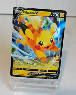 Pikachu V Sword & Shield SWSH285 Promo Holo Pokemon Card - Image 1