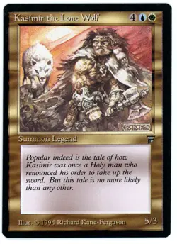 KASIMIR THE LONE WOLF [LEG - LEGENDS] - MTG VINTAGE CARD [EXCELLENT] - Image 1