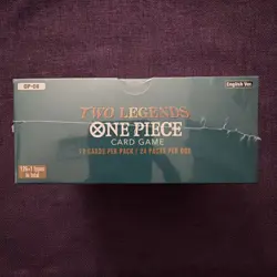 One Piece Card Card ENGLISH OP-08 Two Legends Booster Box ENGLISH Sealed - Image 4