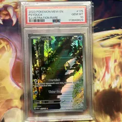 Pokemon Card Psyduck 175/165 Sv: Scarlet & Violet 151 Holo PSA 10 - Image 1