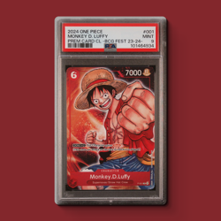 MINT PSA 9 🌟 001 MONKEY D. LUFFY BANDAI CARD GAMES FEST 23-24 EDITION - Image 1