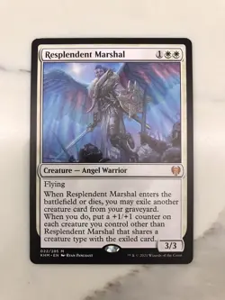 Resplendent Marshal MTG Magic the Gathering Card LP Lightly Played KHM - Image 1