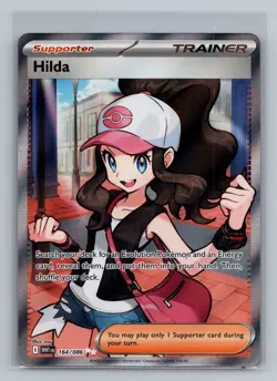 Hilda 164/086 Full Art Ultra Rare White Flare Pokemon TCG Trainer Card - Image 1