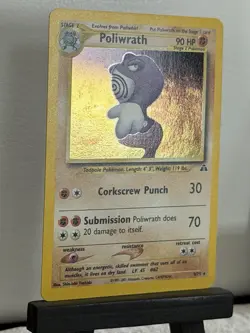 Poliwrath Neo Discovery Holo Rare Unlimited Pokemon TCG Card 9/75 - Image 3
