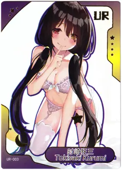 Senpai Goddess Haven hentai card - UR-003 - Tokisaki Kurumi - Date a Live sexy - Image 1