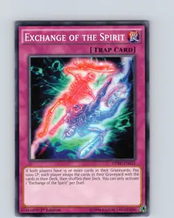 Yu-Gi-Oh TCG Exchange Of The Spirit DPRP-EN035 1st Edition Common Card NM - Image 1