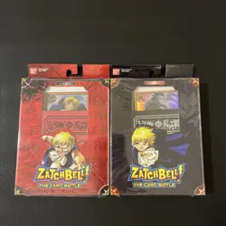 ZATCH BELL THE CARD BATTLE TCG STARTER SETS #1 & #2 TRADING CARDS - Image 1