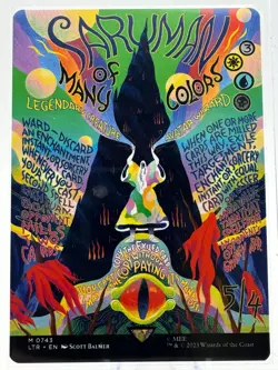 Near Mint Regular Saruman of Many Colors (Borderless Poster) LTR 743 - Image 1