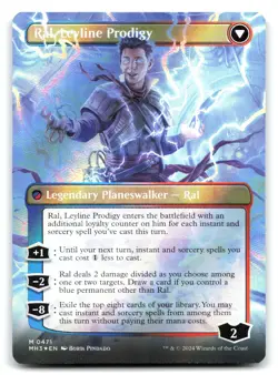 Ral, Monsoon Mage // Ral, Leyline Prodigy Foil Borderless #471 Modern Horizons 3 - Image 2
