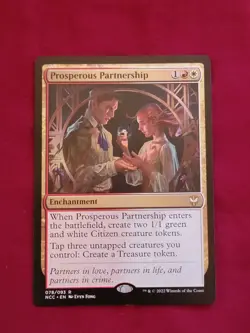 Prosperous Partnership #78 (LP) Streets New Capenna Magic MTG - Image 1