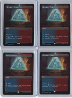 Riverpyre Verge #372 Aetherdrift Borderless Regular Rare Non-Foil Land Playable - Image 2