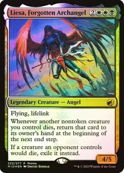 Liesa, Forgotten Archangel 232/277 Foil Media Promo MID MTG NM - Image 1