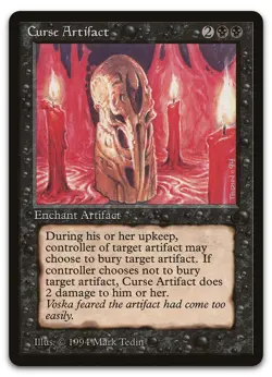 Curse Artifact (NM) The Dark DRK Magic MTG - Image 1