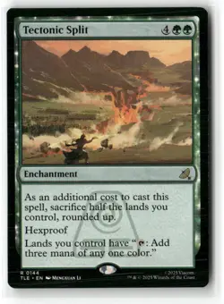 Tectonic Split MTG Avatar The Last Airbender Jumpstart NM Eternal Legal - Image 1