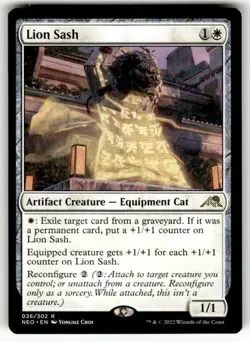 MTG - Lion Sash Kamigawa: Neon Dynasty Regular Rare #026 - Image 1
