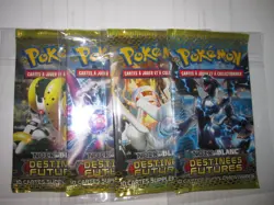 POKEMON NEUF LOT 4 BOOSTER SCELLES ARTSET DESTINEES FUTURES FRANCAIS PLEINS - Image 1