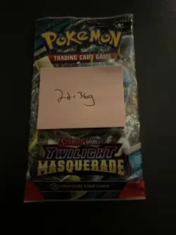 (VERY HEAVY) 22.36g Pokemon TCG Twilight Masquerade Booster Pack (SEALED)✅ - Image 4