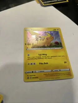 Pokemon General Mills 25th Anniversary Pikachu SWSH039 Holo Black Star Promo LP - Image 4