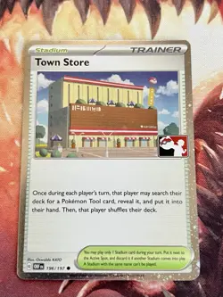 Play! Pokemon Prize Pack 6 Obsidian Flames Cosmo Holo 196/197 Town Store - Image 2