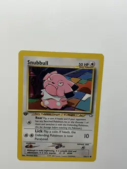 Pokemon TCG Snubbull Neo Genesis 74 Regular 1st Edition Common - Image 5