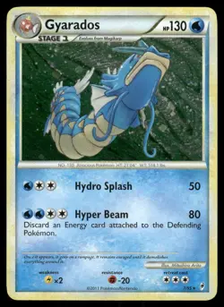 Pokemon Tcg Gyarados #7 Pokemon Call of Legends LP - Image 1