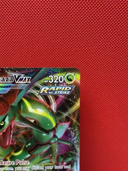 2021 Pokemon SWSH Evolving Skies Rayquaza VMAX Rare #111/203 #935 - Image 3