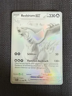 Reshiram ex 173/086 - Pokemon TCG Deutsch -Weisse Flammen / White Flare NM - Image 1