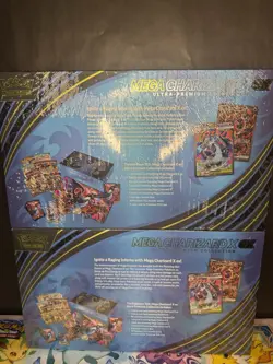 Pokemon Mega Charizard X ex Ultra-Premium Collection UPC Box Sealed Lot Of 2 - Image 3