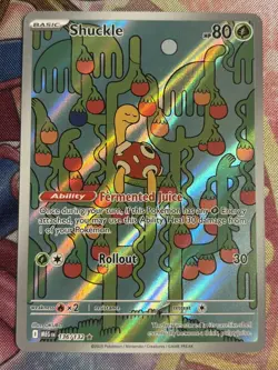 Pokemon, Shuckle, 136/132, Mega Evolutions, Illustration Rare, NM/M Condition. - Image 1