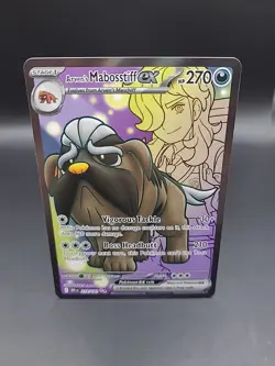 Pokemon TCG: Arvens Mabosstiff Ex 218/182 Destined Rivals Full Art - Image 1