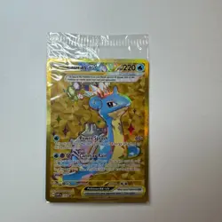 SEALED Pokemon Lapras ex SVP 164 Scarlet & Violet Holo Black Star Promo - Image 1