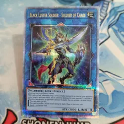 Yugioh Asian English Black Luster Soldier - Soldier Of Chaos ES01-AE046 QCSE - Image 1