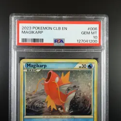 PSA 10 Magikarp 006/034 Pokemon Classic Collection English Holo Graded Card - Image 2