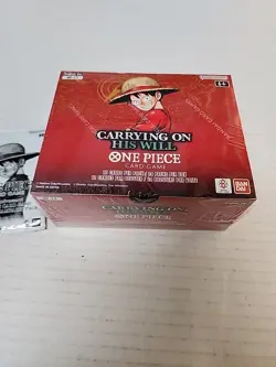 Bandai One Piece Card Game Carrying On His Will Booster Box Factory Sealed - Image 2