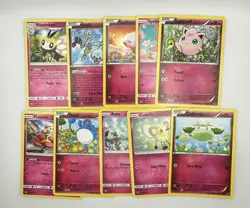 Pokemon Fairy type bundle X10 cards LP cuties pink jigglypuff #86 - Image 1