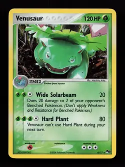Venusaur 6/17 Holo Rare POP Series 2 Pokemon Card - Image 1