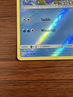 Wartortle Uncommon Reverse Holo Card 24/181 Pokemon TCG S&M Team Up - Image 5