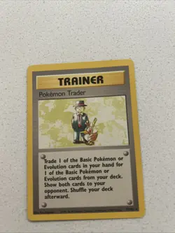 Pokemon TCG Trainer Card Base Set, Regular Rare, Vintage Pokemon Trader 77/102 - Image 1