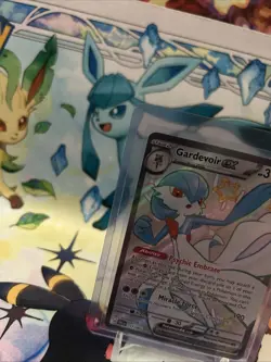 Pokemon Gardevoir EX TCG Holo Shiny Ultra Rare Card Paldean Fates 217/091 - Image 2