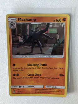MACHAMP 13/18 DETECTIVE PIKACHU SET, RARE HOLO POKEMON TCG CARD - Image 2