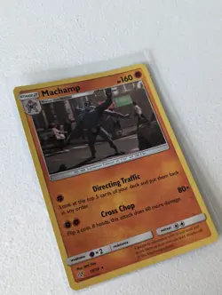 MACHAMP 13/18 DETECTIVE PIKACHU SET, RARE HOLO POKEMON TCG CARD - Image 3