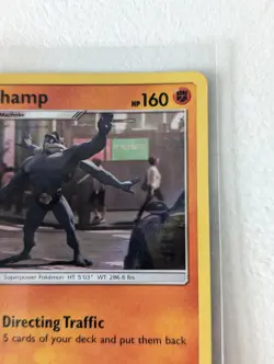 MACHAMP 13/18 DETECTIVE PIKACHU SET, RARE HOLO POKEMON TCG CARD - Image 5