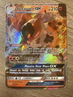 Volcarona GX 35/236 Ultra Rare Pokemon Card- Cosmic Eclipse Sun And Moon NP - Image 1