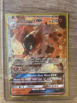 Volcarona GX 35/236 Ultra Rare Pokemon Card- Cosmic Eclipse Sun And Moon NP - Image 3