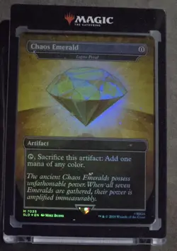 MTG Sonic Chaos Emerald Lotus Petal (7035) Secret Lair Drop Foil Card, yellow - Image 2
