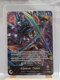Kozuki Oden Leader Rare High Quality Custom Card One Piece EB01-001 L - Image 2