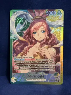 One Piece Card Game Shirahoshi OP11-022 Alt Art Rare Leader English Authentic NM - Image 1