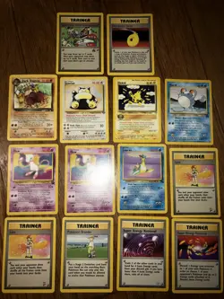 Dark Dugtrio/Snorkax/Elekid/Marill/2Mew/Lapras/7Trainer Cards Set Pokemon Cards - Image 1