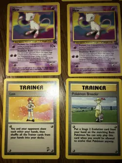 Dark Dugtrio/Snorkax/Elekid/Marill/2Mew/Lapras/7Trainer Cards Set Pokemon Cards - Image 2