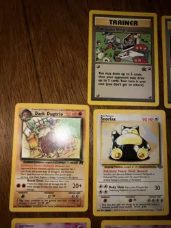 Dark Dugtrio/Snorkax/Elekid/Marill/2Mew/Lapras/7Trainer Cards Set Pokemon Cards - Image 4